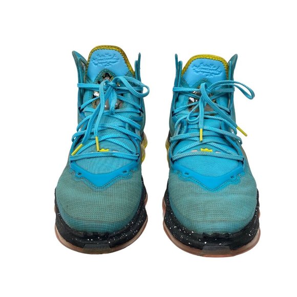 GUC Nike Lebron  XIX‎  Size 11.5 Polarized Blue/Crimson Bliss DC9338-400 - Picture 2 of 9